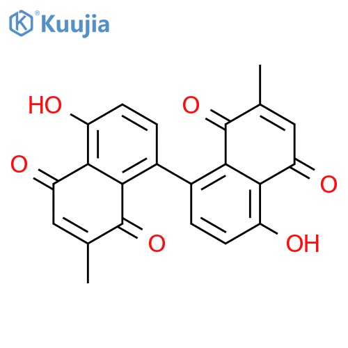 [1,1'-Binaphthalene]-5,5',8,8'-tetrone,4,4'-dihydroxy-7,7'-dimethyl- structure