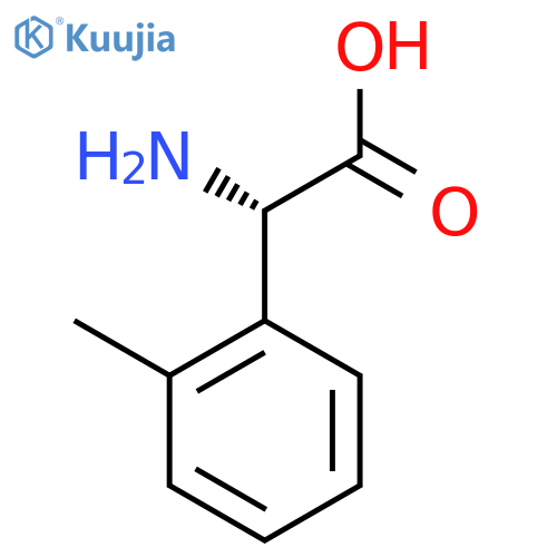 (s)-amino-o-tolyl-acetic acid structure
