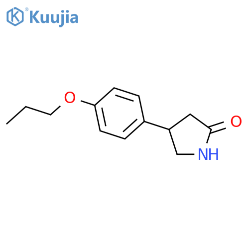 4-(4-Propoxy-phenyl)-pyrrolidin-2-one structure