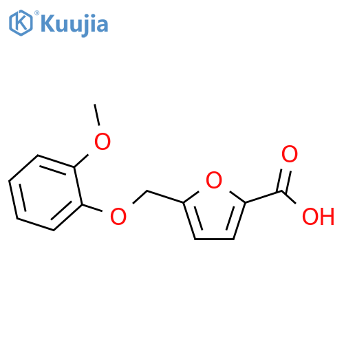 5-(2-Methoxyphenoxy)methyl-2-furoic Acid structure