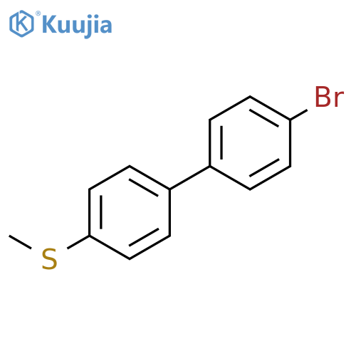 4'-BROMO-4-(METHYLTHIO)-BIPHENYL structure