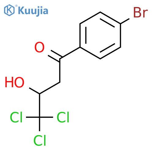 1-(4-Bromophenyl)-4,4,4-trichloro-3-hydroxybutan-1-one structure