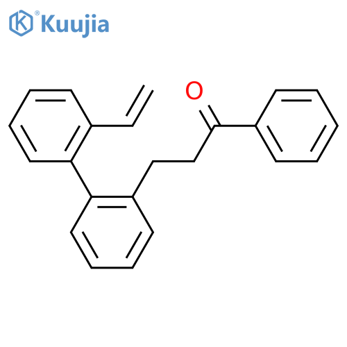 1-Phenyl-3-(2'-vinyl-[1,1'-biphenyl]-2-yl)propan-1-one structure