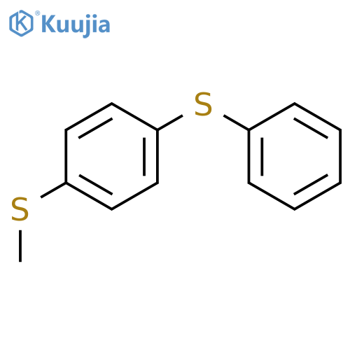 1-(methylsulfanyl)-4-(phenylsulfanyl)benzene structure