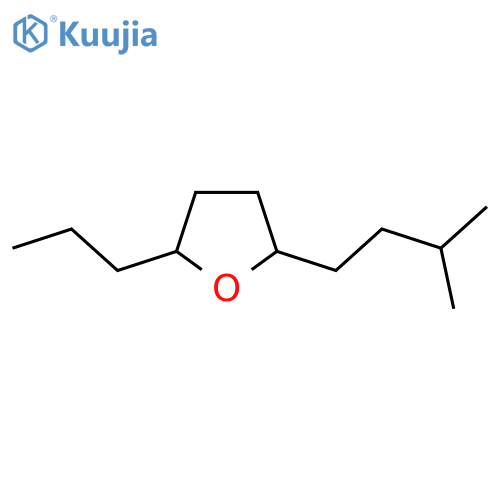 2-Propyl-5-isopentyltetrahydrofuran structure