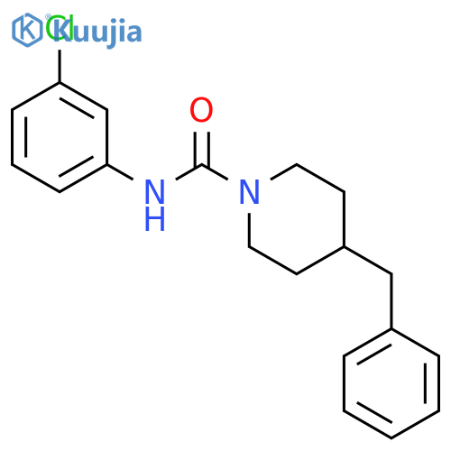 4-Benzyl-N-(3-chlorophenyl)piperidine-1-carboxamide structure
