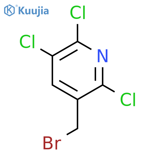 3-(Bromomethyl)-2,5,6-trichloropyridine structure