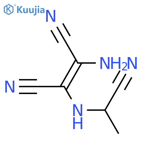 2-Butenedinitrile,2-amino-3-[(1-cyanoethyl)amino]- structure