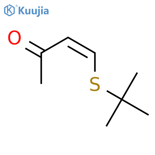 3-Buten-2-one, 4-[(1,1-dimethylethyl)thio]-, (Z)- structure