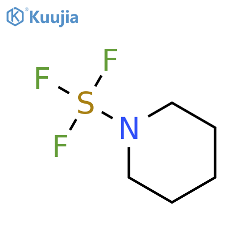 Sulfur, trifluoro-1-piperidinyl-, (T-4)- structure