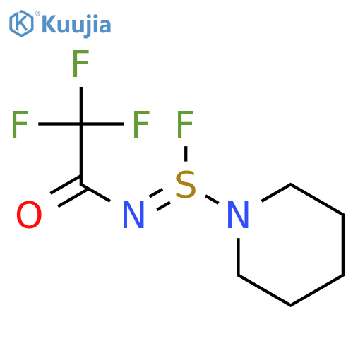 1-Piperidinesulfinimidoyl fluoride, N-(2,2,2-trifluoroacetyl)- structure