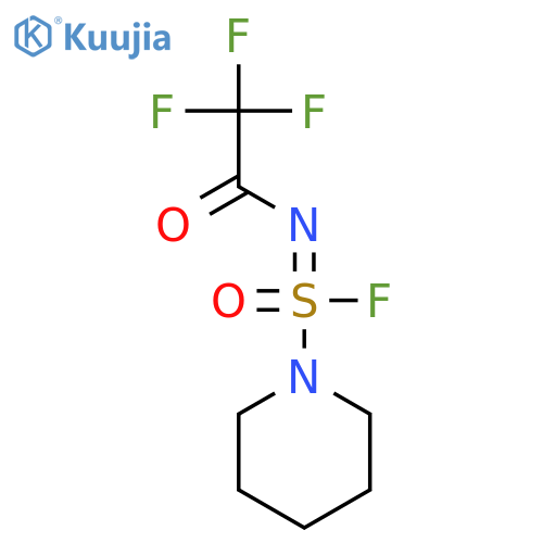 1-Piperidinesulfonimidoyl fluoride, N-(2,2,2-trifluoroacetyl)- structure