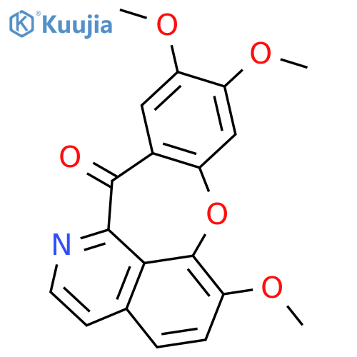 6,9,10-trimethoxy-12H-[1]benzoxepino[2,3,4-ij]isoquinolin-12-one structure