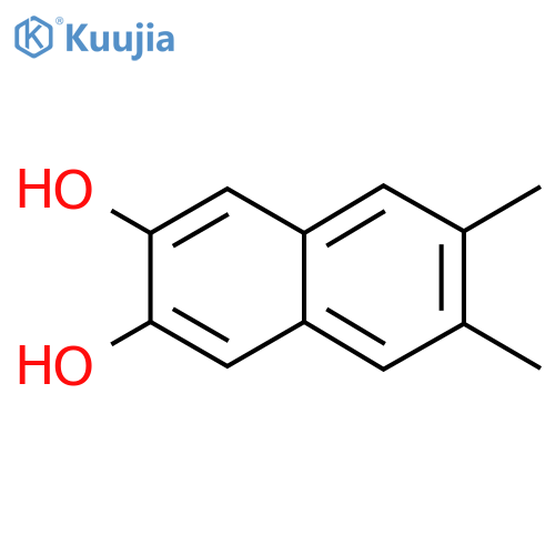 6,7-Dimethyl-naphthalene-2,3-diol structure
