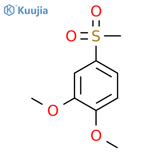 3,4-Dimethoxyphenylmethylsulfone structure