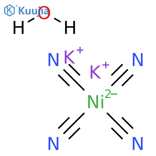 Nickelate(2-),tetrakis(cyano-kC)-,dipotassium, hydrate, (SP-4-1)- (9CI) structure