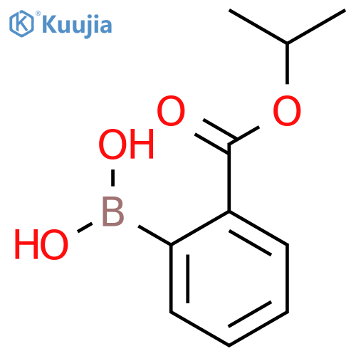 {2-(propan-2-yloxy)carbonylphenyl}boronic acid structure