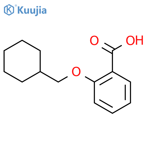 2-(Cyclohexylmethoxy)-benzoic acid structure