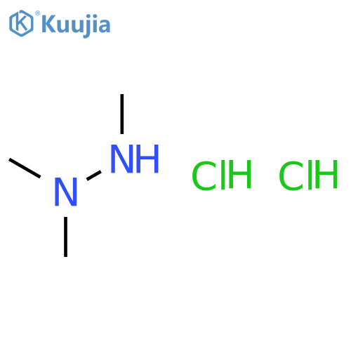 N,N,N'-Trimethyl-hydrazine dihydrochloride structure