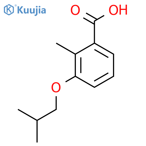 Benzoic acid, 2-methyl-3-(2-methylpropoxy)- structure