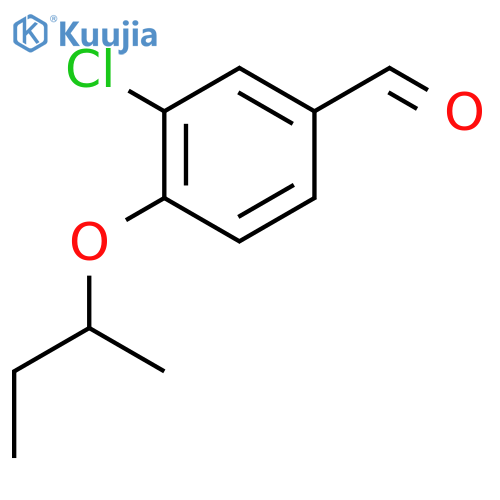 4-sec-butoxy-3-chlorobenzaldehyde structure