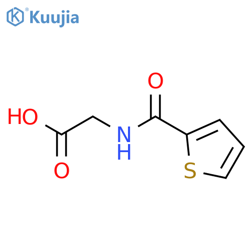 2-(thiophen-2-yl)formamidoacetic acid structure