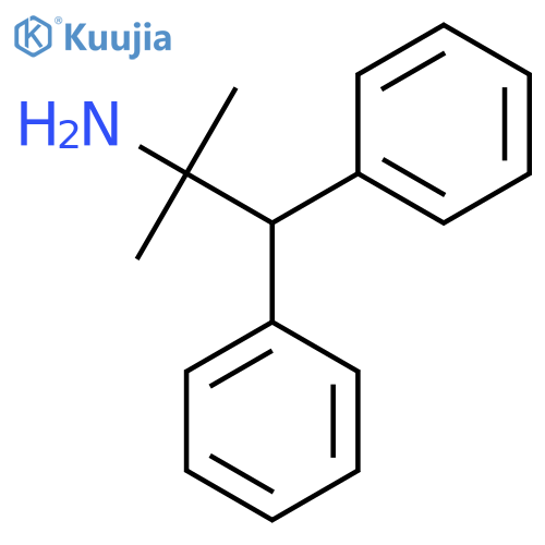 2-methyl-1,1-diphenylpropan-2-amine structure