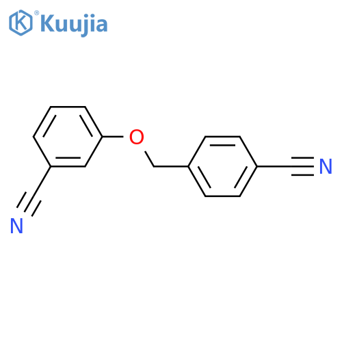 Benzonitrile, 3-[(4-cyanophenyl)methoxy]- structure