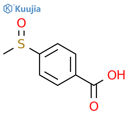 4-methanesulfinylbenzoic acid structure