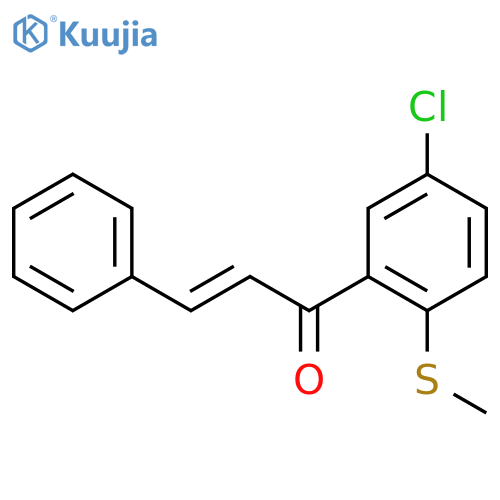 1-[5-Chloro-2-(methylsulfanyl)phenyl]-3-phenylprop-2-en-1-one structure