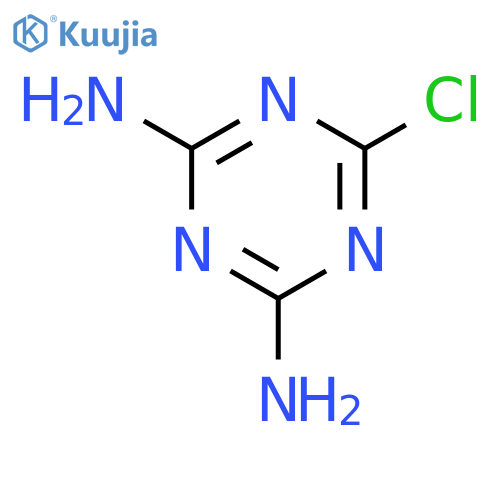 6-chloro-1,3,5-triazine-2,4-diamine structure