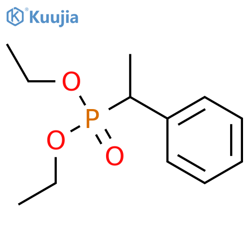 Phosphonic acid,P-(1-phenylethyl)-, diethyl ester structure