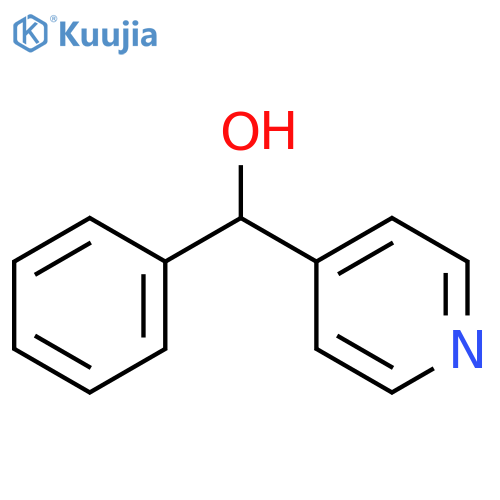 Phenyl(pyridin-4-yl)methanol structure