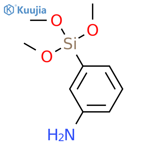 Aminophenyltrimethoxysilane structure