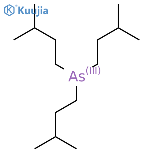 Arsine, tris(3-methylbutyl)- structure
