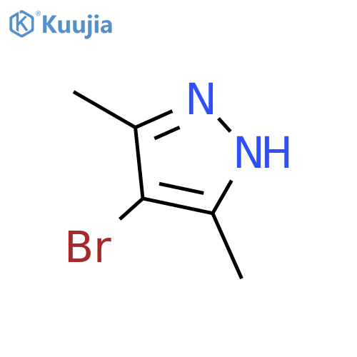 4-bromo-3,5-dimethyl-1H-pyrazole structure