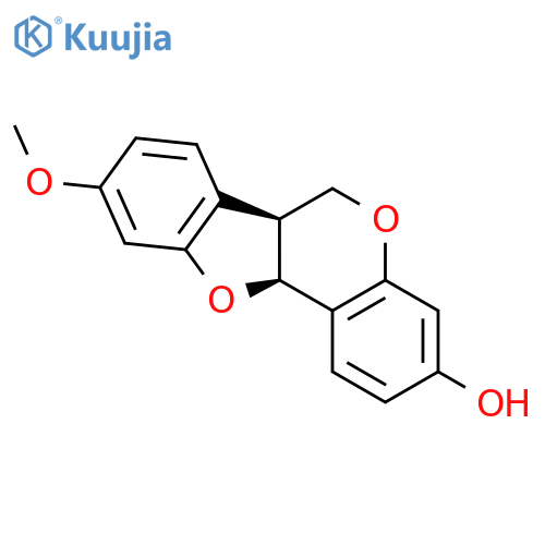 6H-Benzofuro[3,2-c][1]benzopyran-3-ol,6a,11a-dihydro-9-methoxy-, (6aR,11aR)-rel- structure