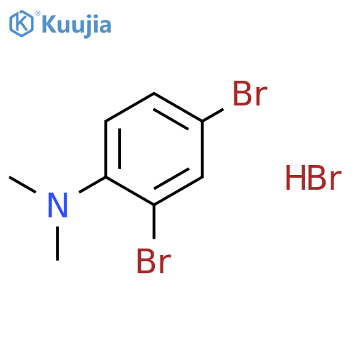 Benzenamine, 2,4-dibromo-N,N-dimethyl-, hydrobromide structure