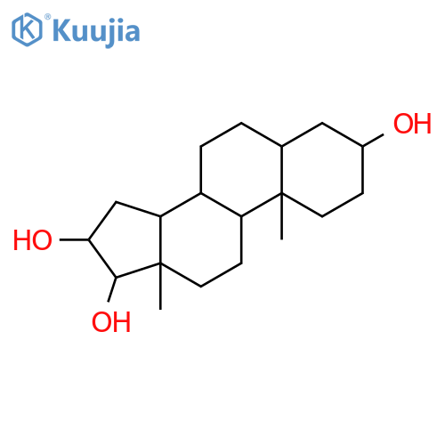 Androstane-3,16,17-triol(8CI,9CI) structure