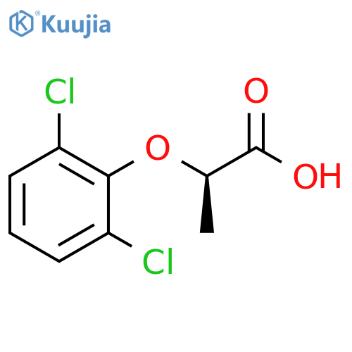 Propanoic acid, 2-(2,6-dichlorophenoxy)-, (R)- structure
