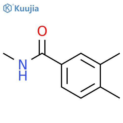 Benzamide,N,3,4-trimethyl- structure