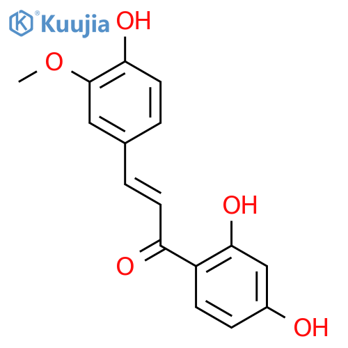 3-Methoxy-2',4',4-trihydroxychalcone structure