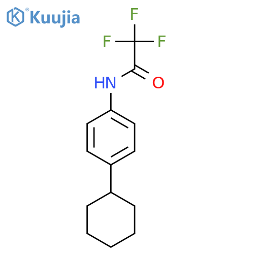 N-(4-Cyclohexylphenyl)-2,2,2-trifluoroacetamide structure