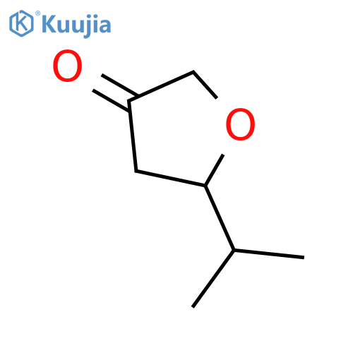 5-(propan-2-yl)oxolan-3-one structure