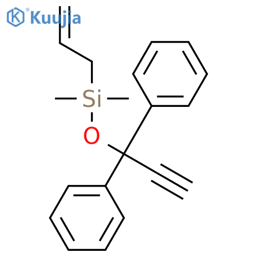 SILANE, [(1,1-DIPHENYL-2-PROPYNYL)OXY]DIMETHYL-2-PROPENYL- structure