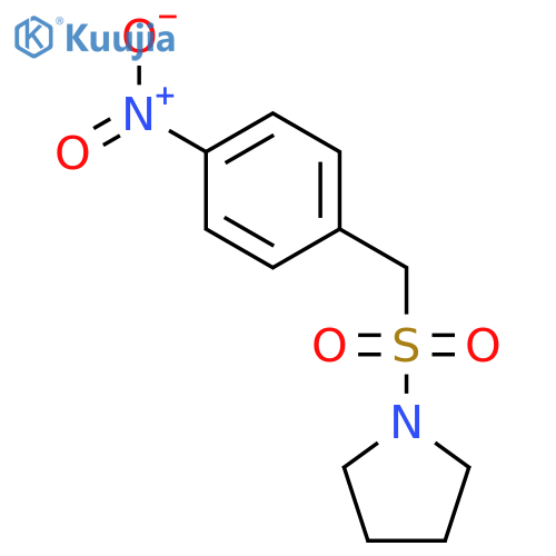 1-((4-Nitrobenzyl)sulfonyl)pyrrolidine structure
