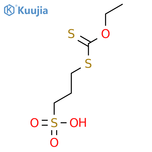 1-Propanesulfonic acid,3-[(ethoxythioxomethyl)thio]- structure