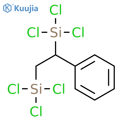 Silane, (1-phenyl-1,2-ethanediyl)bis[trichloro- structure