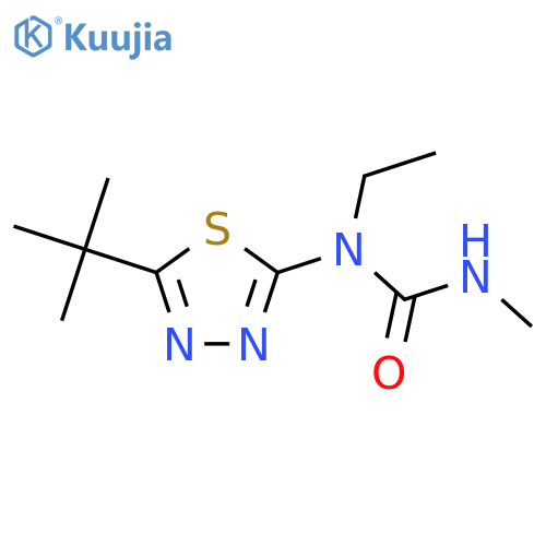 1-(5-tert-butyl-1,3,4-thiadiazol-2-yl)-1-ethyl-3-methylurea structure