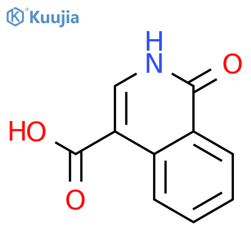 1-hydroxyisoquinoline-4-carboxylic acid structure